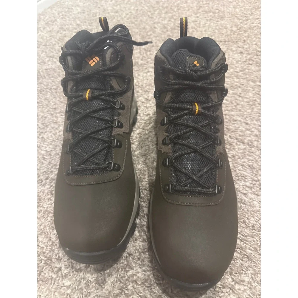 Columbia Newton Ridge Plus II Waterproof Boots Mens 13 Cordovan BM3970-231